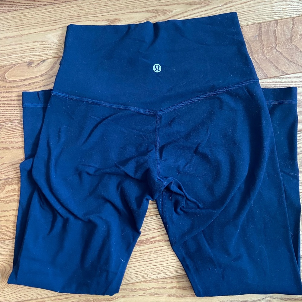 Lulu crops size 4 dark blue